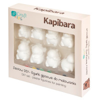 Zestaw DIY - figurki gipsowe do malowania Kapibara DPCA-048 Dalprint